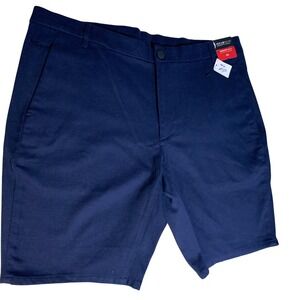 NEW Kenneth Cole Awearness Awear-Tech Shorts 40 Navy Blue Performance Stretch